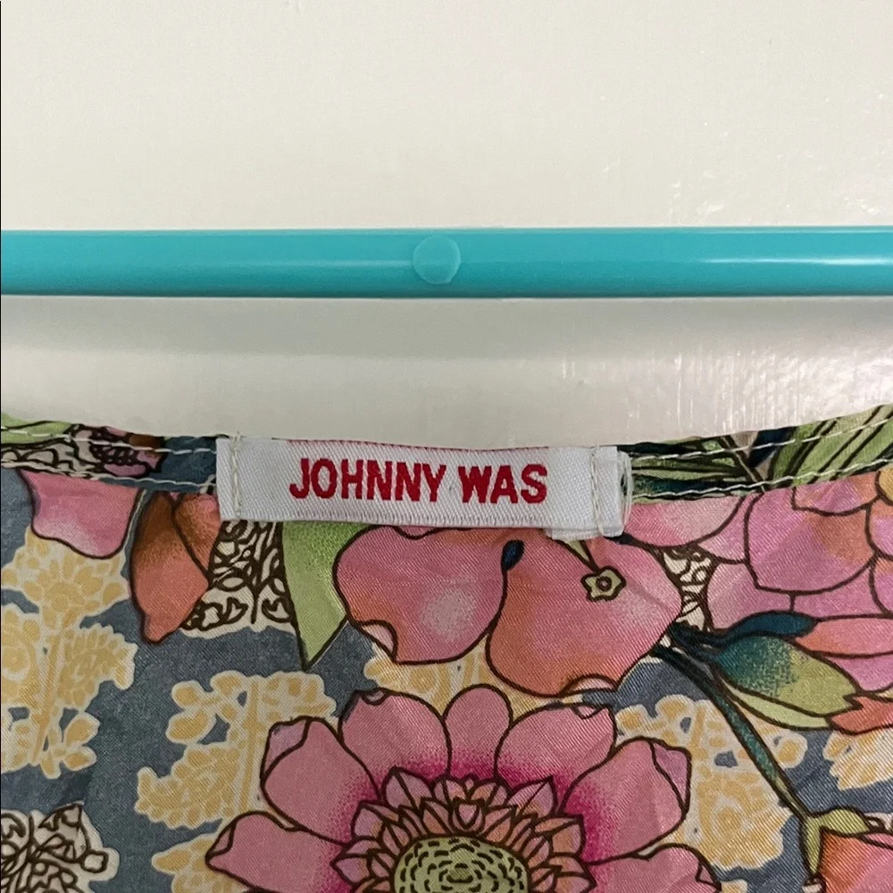 Johnny Was Multicolor Floral Blouse - Picture 2 of 3